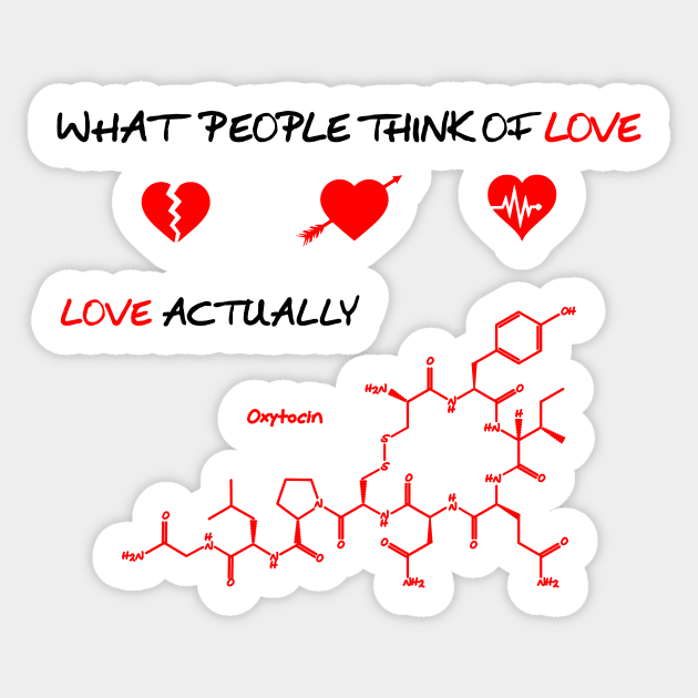 The Chemistry of Love Sticker by Polyart